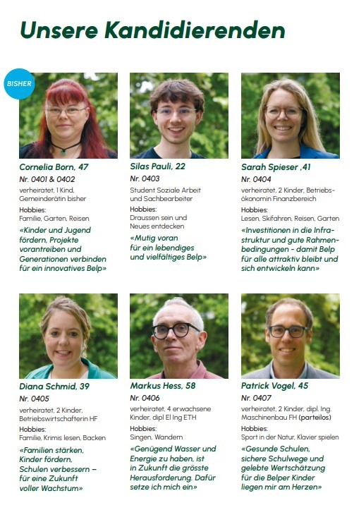 Wahlen 2024 Kandidatinnen